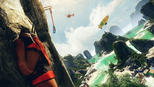 Climb, by Crytek, is a remarkable experience, because of its graphics and audio fidelity, and the genuine sense of vertigo caused by climbing a mountain.