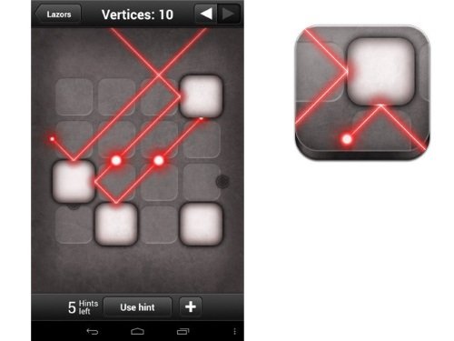 “Lazors”, a mobile game, is a fun puzzle set to play on these holidays.