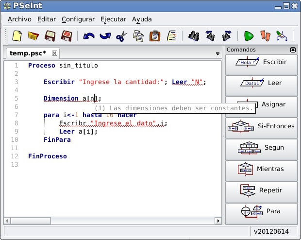 PSeInt, un lenguaje creado para enseñar Programación.