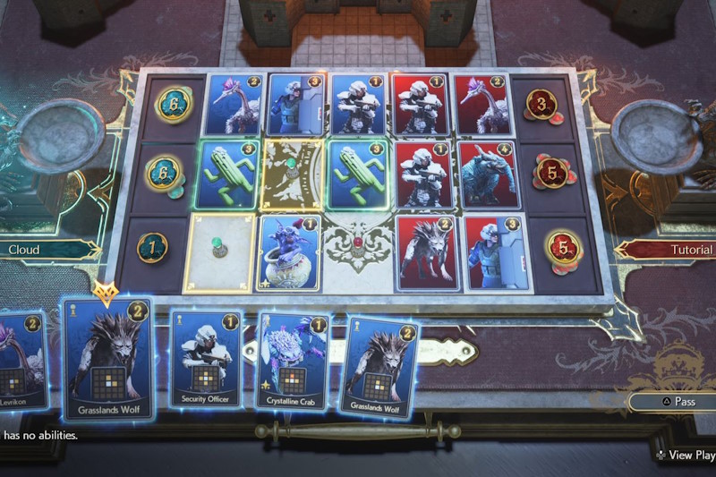 Queen's Blood, the card game in Final Fantasy VII Rebirth.