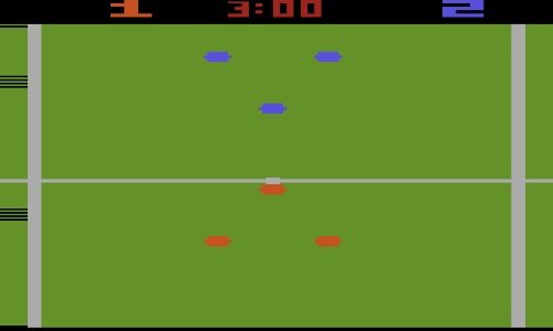 Pele’s Championship Soccer (1980, Atari 2600), la definición de un juego de fútbol «primitivo»