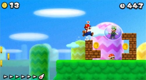 Los nuevos Super Mario Bros se pueden jugar simultáneamente por más de un jugador, lo que los hace ideales para que un padre se divierta con su hijo.