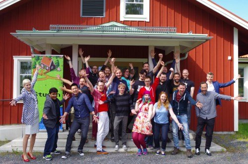 Los felices participantes de Stugan 2015. De seguro, una experiencia inolvidable para ellos.